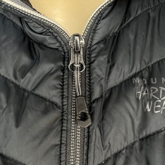 Mountain Hardwear Jacket Womens Size S Black Micro Ratio Q.Shield 650 Down Zip - Picture 3 of 13